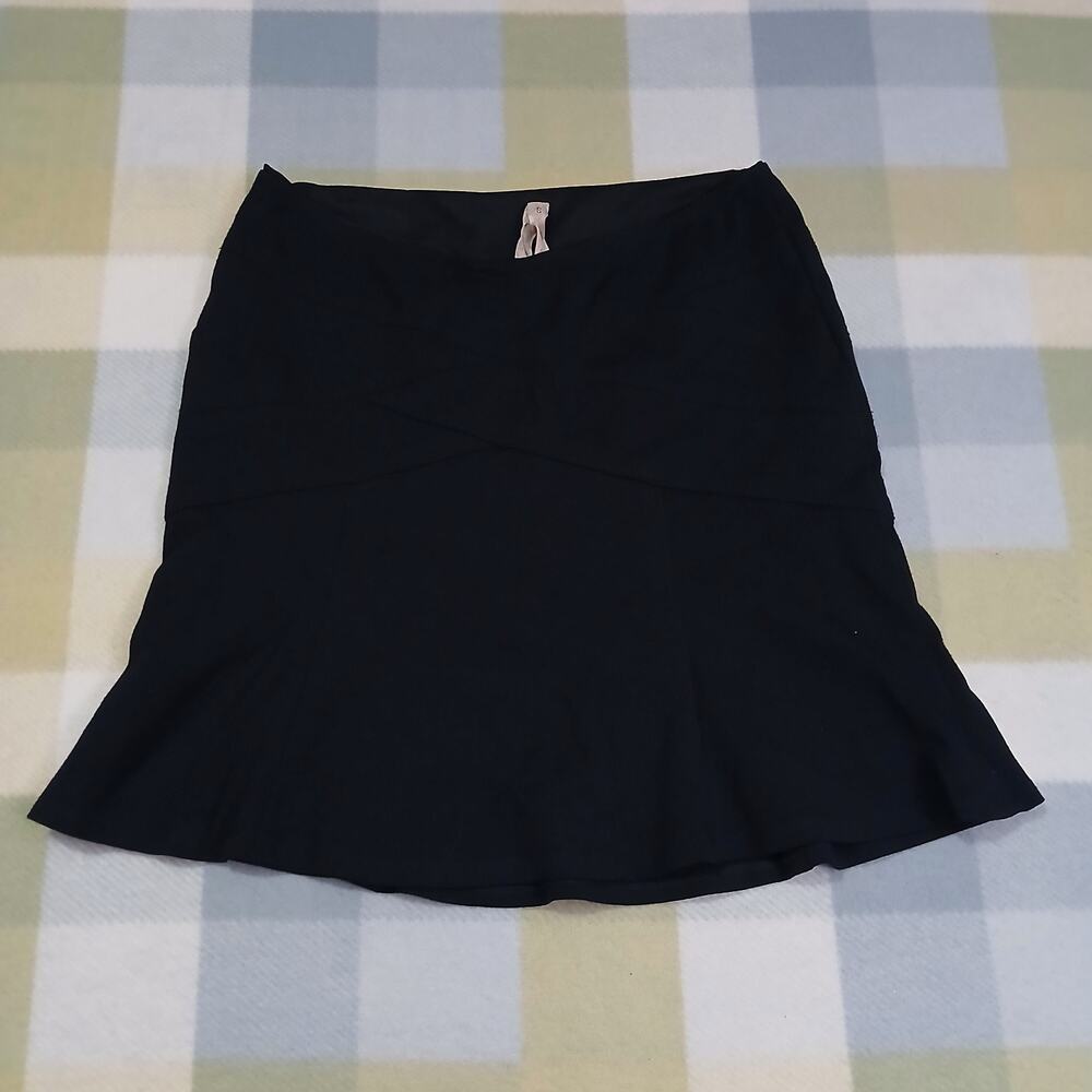 Bailey 44 Black Flared Mini Skirt